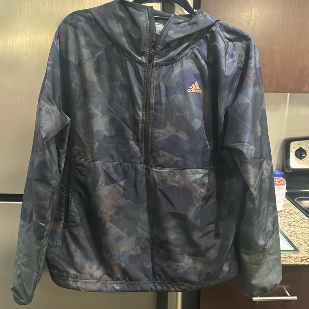 Adidas lightweight windbreaker - size M